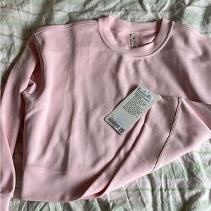 NWT Softstreme Perfectly Oversize Crop Crew (Strawberry Milkshake)